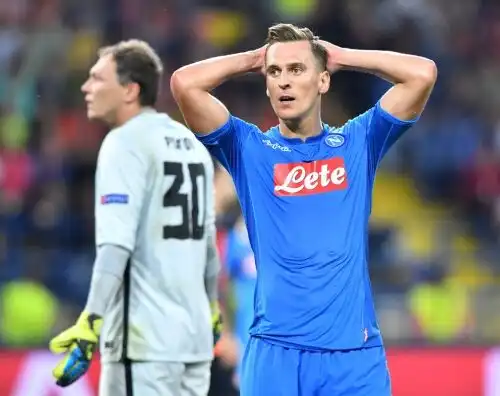 Napoli sotto choc, per Milik è dramma vero