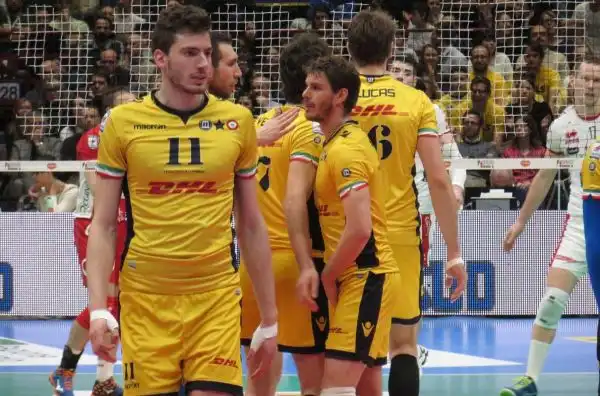 Finale di Coppa Italia a senso unico: Ngapeth e compagni bissano il successo dello scorso anno davanti agli 11.000 del Forum di Assago.