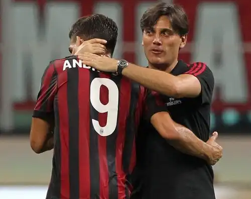 Montella rimanda André Silva: “Non è pronto”
