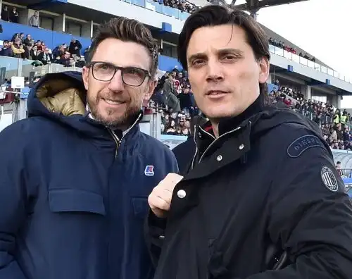 Montella: “Il Sassuolo stia più sereno”