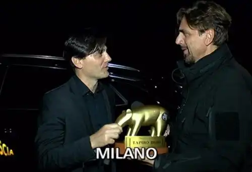Vincenzo Montella si porta a casa il Tapiro