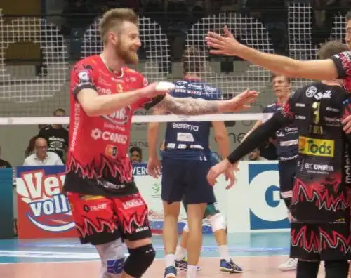 Perugia schiaccia anche Trento