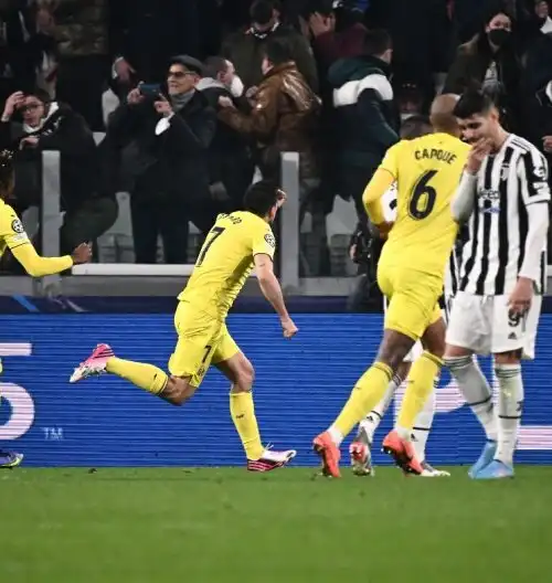 La Juventus si scioglie nel finale: 3-0 Villarreal all’Allianz Stadium