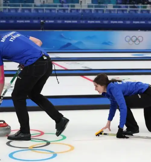 Curling, l’Italia del doppio misto imbattuta e vicina alle semifinali