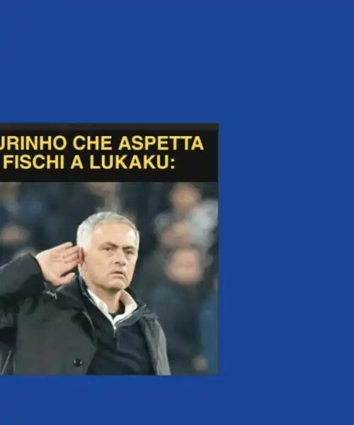 Mourinho e Lukaku sbeffeggiati a suon di meme