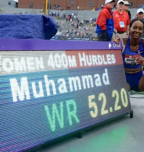 Dalilah Muhammad, record del mondo nei 400hs