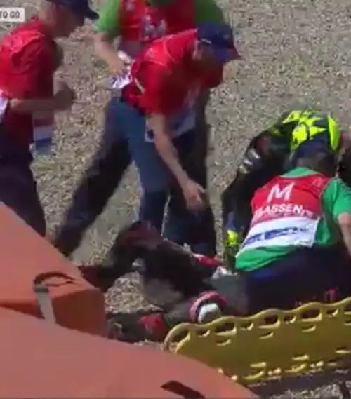 Takaaki Nakagami spiega cosa è successo a Valentino Rossi