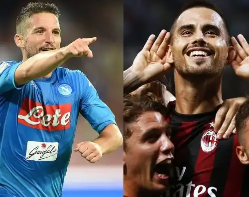 Super Napoli di rimonta, Suso spinge il Milan