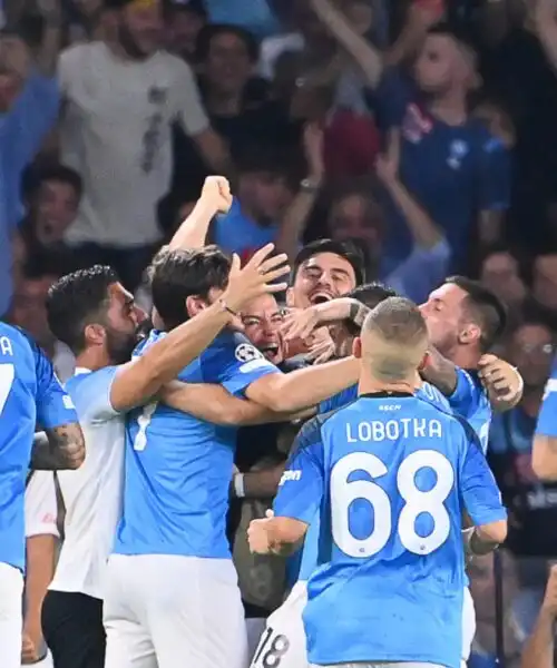 Un Napoli da sogno strapazza il Liverpool, Inter ko col Bayern