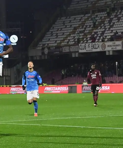 Il Napoli vince anche il derby: la Salernitana si arrende