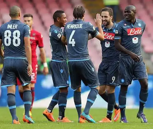 Napoli-Cagliari 3-3