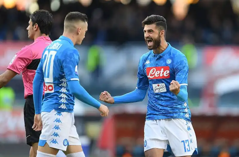 La squadra di Longo non è riuscita a creare nessuna occasione, per la squadra di Ancelotti in gol Zielinski, Ounas e due volte Milik.
