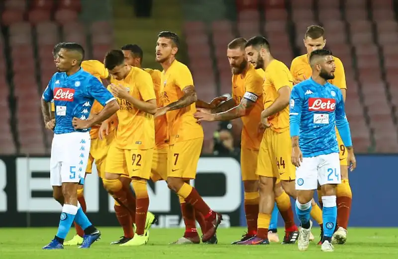 Al vantaggio iniziale della squadra di Di Francesco con El Shaarawy risponde Mertend allo scadere.