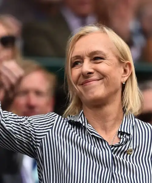 Martina Navratilova ha sconfitto il cancro