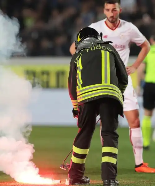 Neanche i pompieri spengono l’Atalanta: Roma e Mourinho battuti, le foto