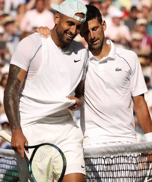 Nick Kyrgios fa sognare i suoi fan. E quelli di Novak Djokovic