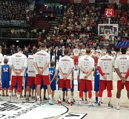 Olimpia Milano, ufficiale la positività al Covid di sei membri del gruppo squadra