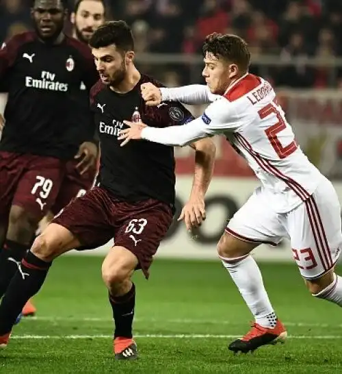 Olympiacos-Milan, Pagelloide rossonero
