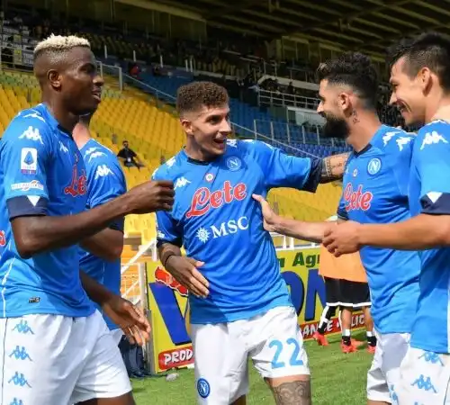 Osimhen rianima il Napoli, Mertens e Insigne mandano ko il Parma