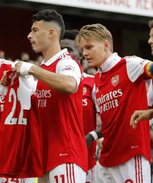 Arsenal: bel gesto per Pablo Marì dopo il gol