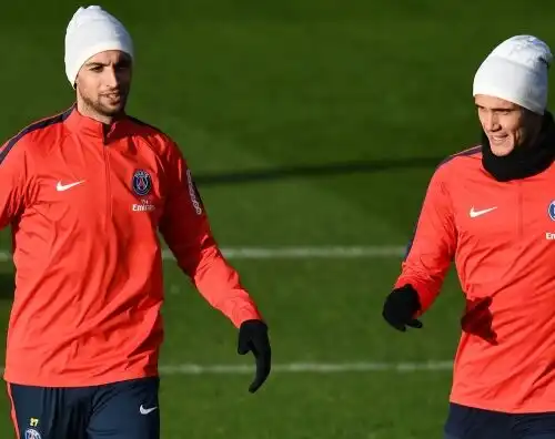 Inter, Pastore non si allena con il PSG