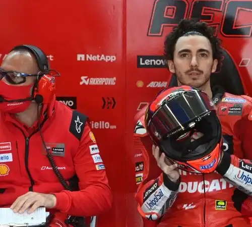 Pecco Bagnaia preannuncia novità su Valentino Rossi