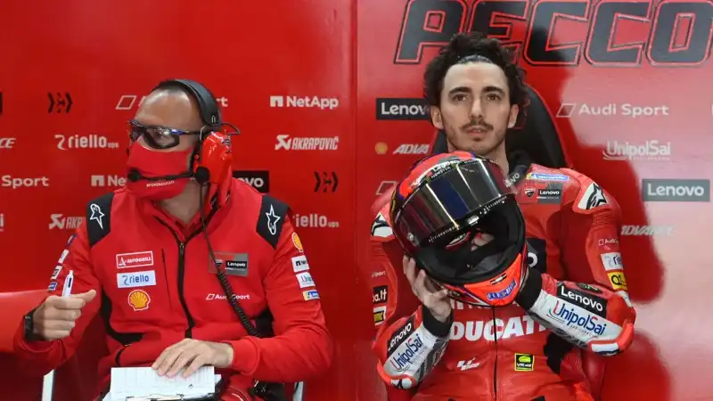 Pecco Bagnaia spiega la differenza con il 2020