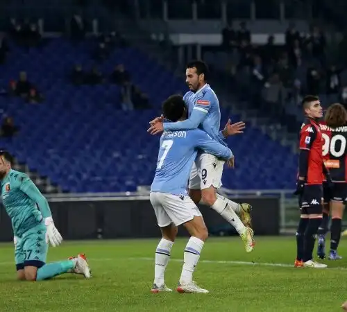 Serie A, la Lazio cala il tris e affonda il Genoa