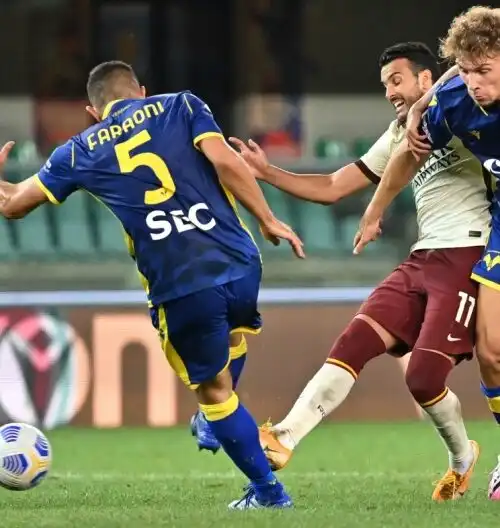 Roma flop a Verona: rischia, poi fa 0-0 al Bentegodi