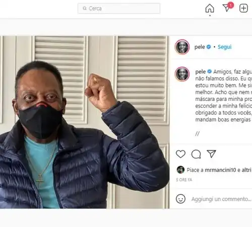 Il messaggio di speranza di Pelé