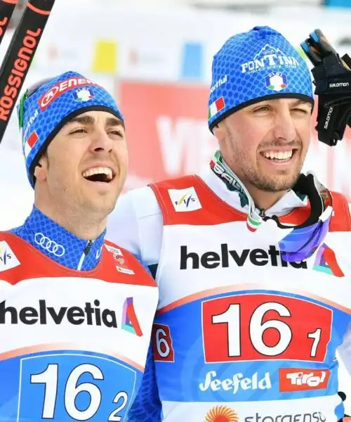 Pellegrino e De Fabiani sugli scudi a Livigno: secondo posto nella team sprint