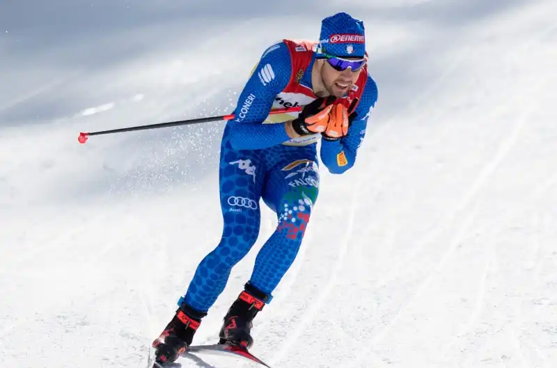 Federico Pellegrino carico per il Tour de Ski