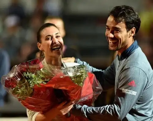 Pennetta in lacrime al Foro