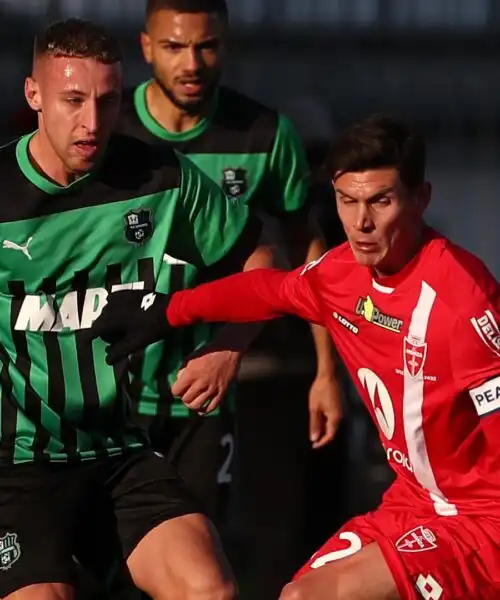 Monza-Sassuolo 1-1, punto che serve a entrambe