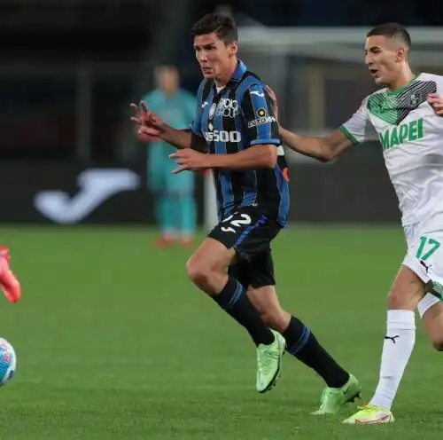 Sassuolo ko, l’Atalanta si sblocca a Bergamo