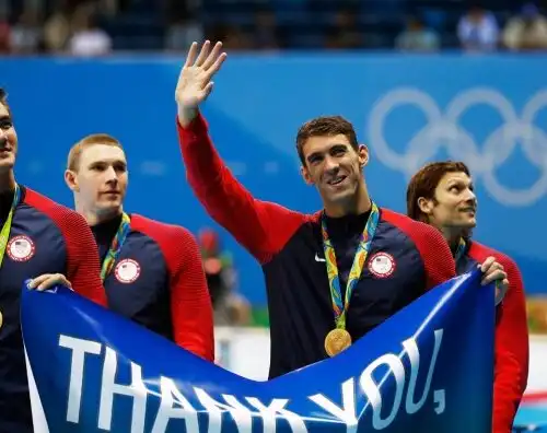 Phelps dice 23 e saluta di nuovo
