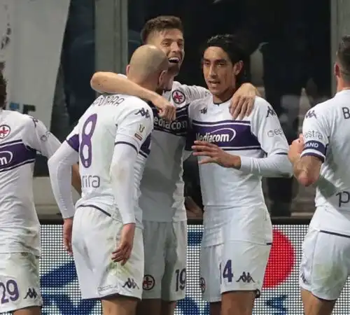 Fiorentina, gol all’ultimo secondo: Atalanta eliminata