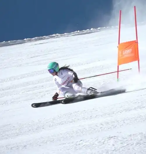 Le slalomiste Azzurre in pista ad Obereggen