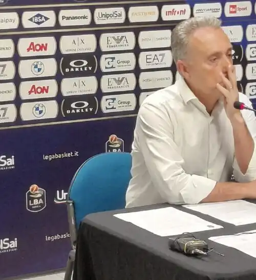 Dinamo Sassari, Piero Bucchi non ha dubbi sull’Olimpia Milano