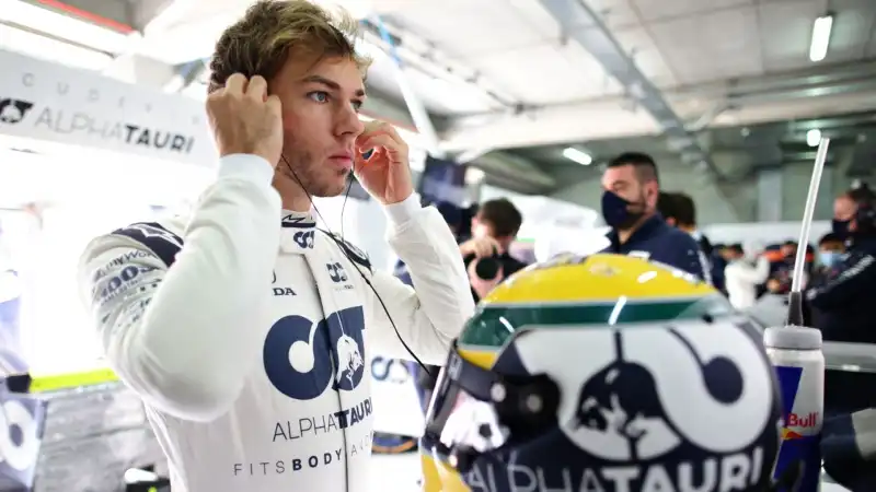 Pierre Gasly ringrazia Sebastian Vettel