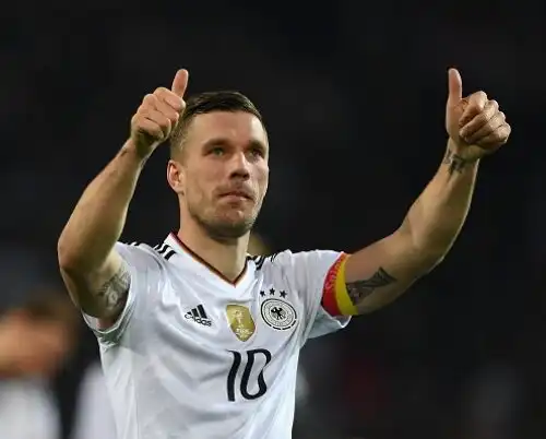 Podolski attacca la Cina