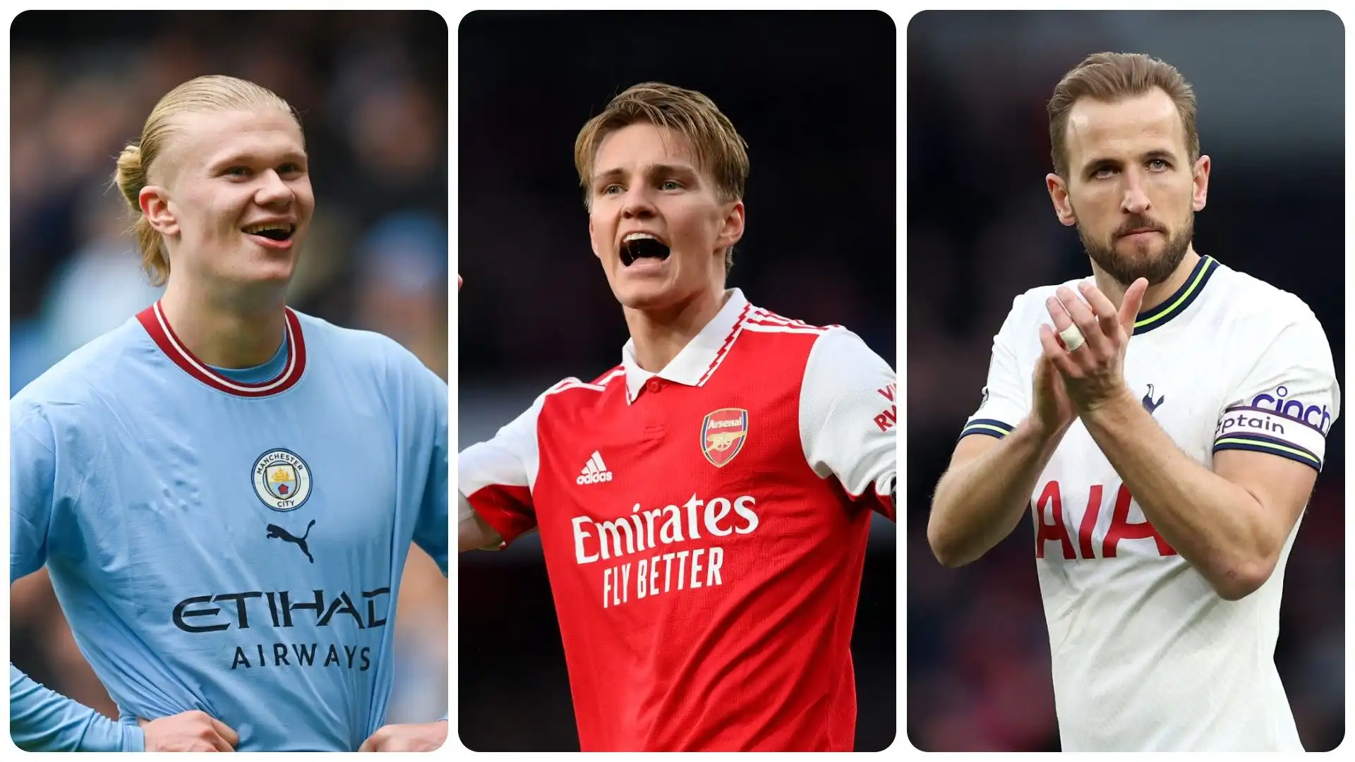 Premier League: i migliori calciatori di questa stagione. Top 15 in foto. Fonte: FWA Footballer of the Year award
