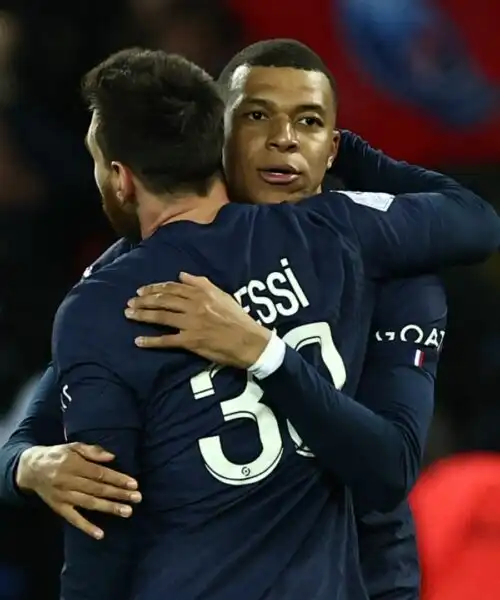 PSG: Lionel Messi e Kylian Mbappé esagerati. Le foto