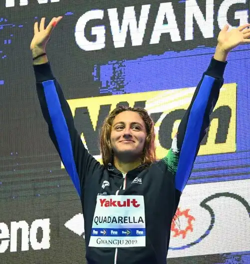 Mondiali nuoto, Quadarella oro nei 1500
