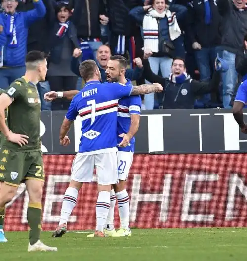 Samp a valanga sul Brescia, sorridono Toro e Fiorentina