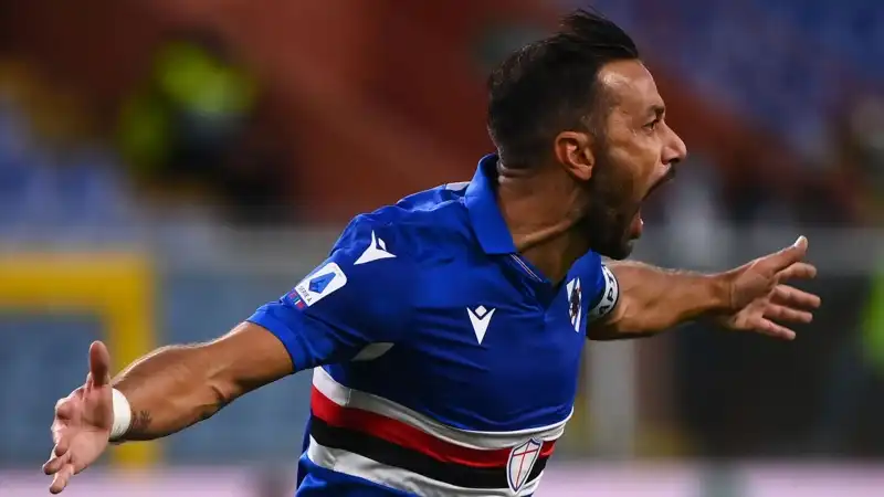 Quagliarella festeggia alla sua maniera: segnando