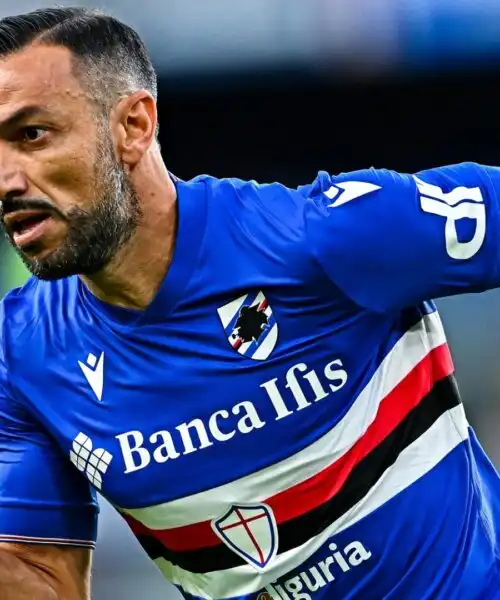 Sampdoria, grave infortunio per Quagliarella