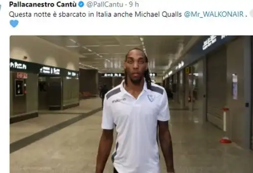 Cantù, è sbarcato Michael Qualls