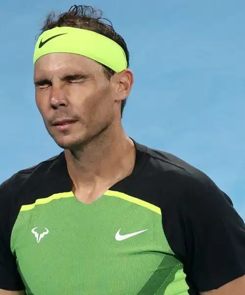 Rafa Nadal, strano blackout: smorfie, fatica e delusione. Le foto della sconfitta