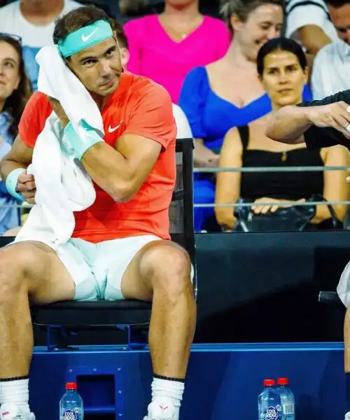 Rafael Nadal torna e perde in doppio